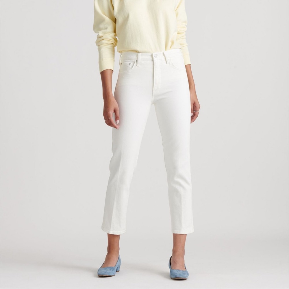 Lucky Brand Mid-Rise Authentic Straight Crop Jean